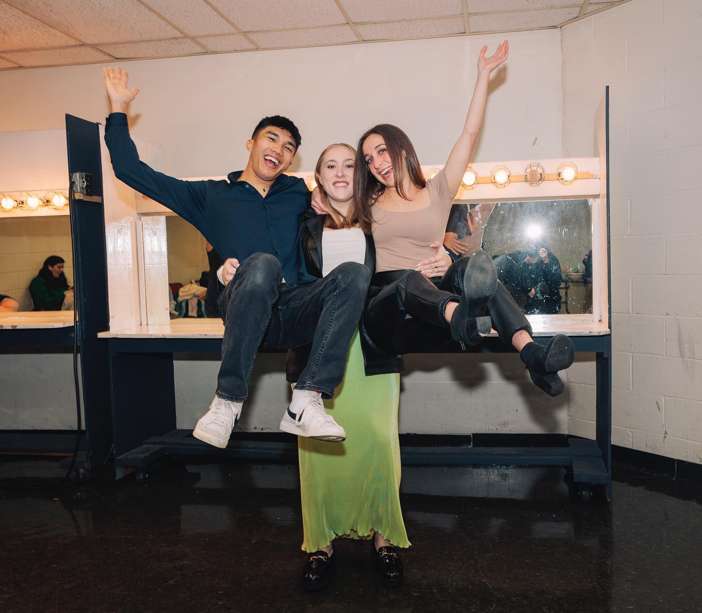 Photo - James Bradley Parente, Ashley Santaniello, Gina Chyrssofos