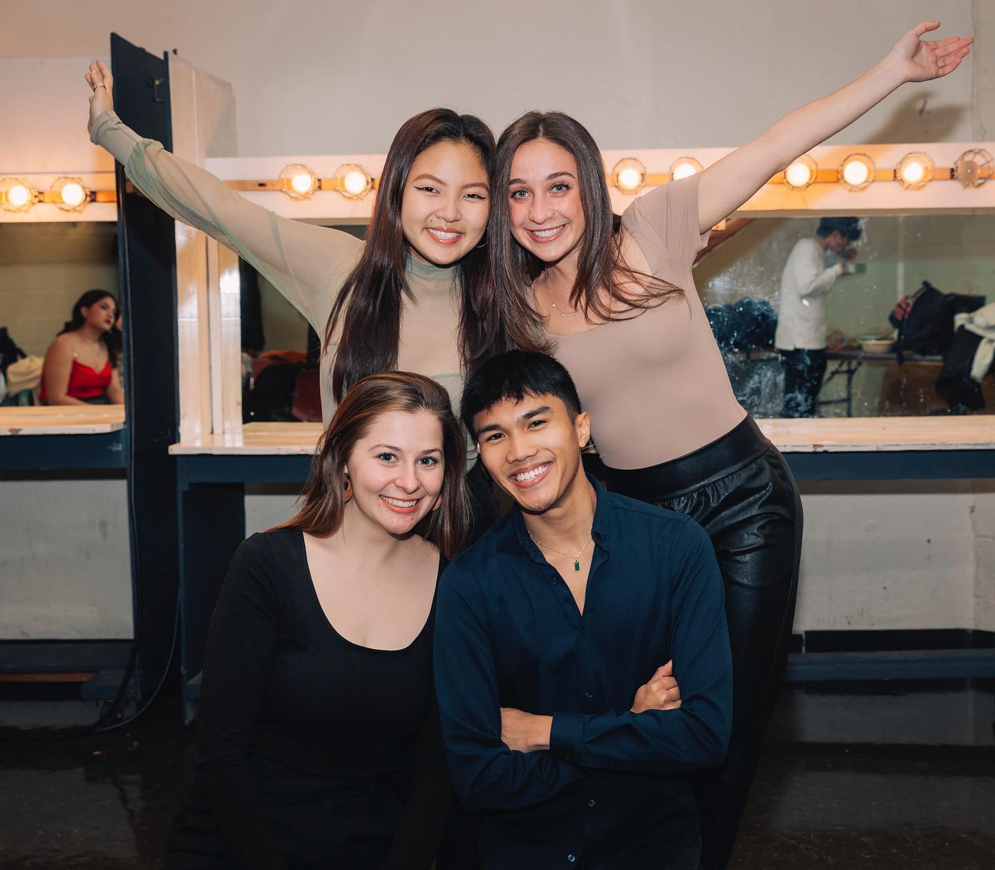Photo - Ji Soo Kim, Gina Chyrssofos, James Bradley Parente, Anna Swartley