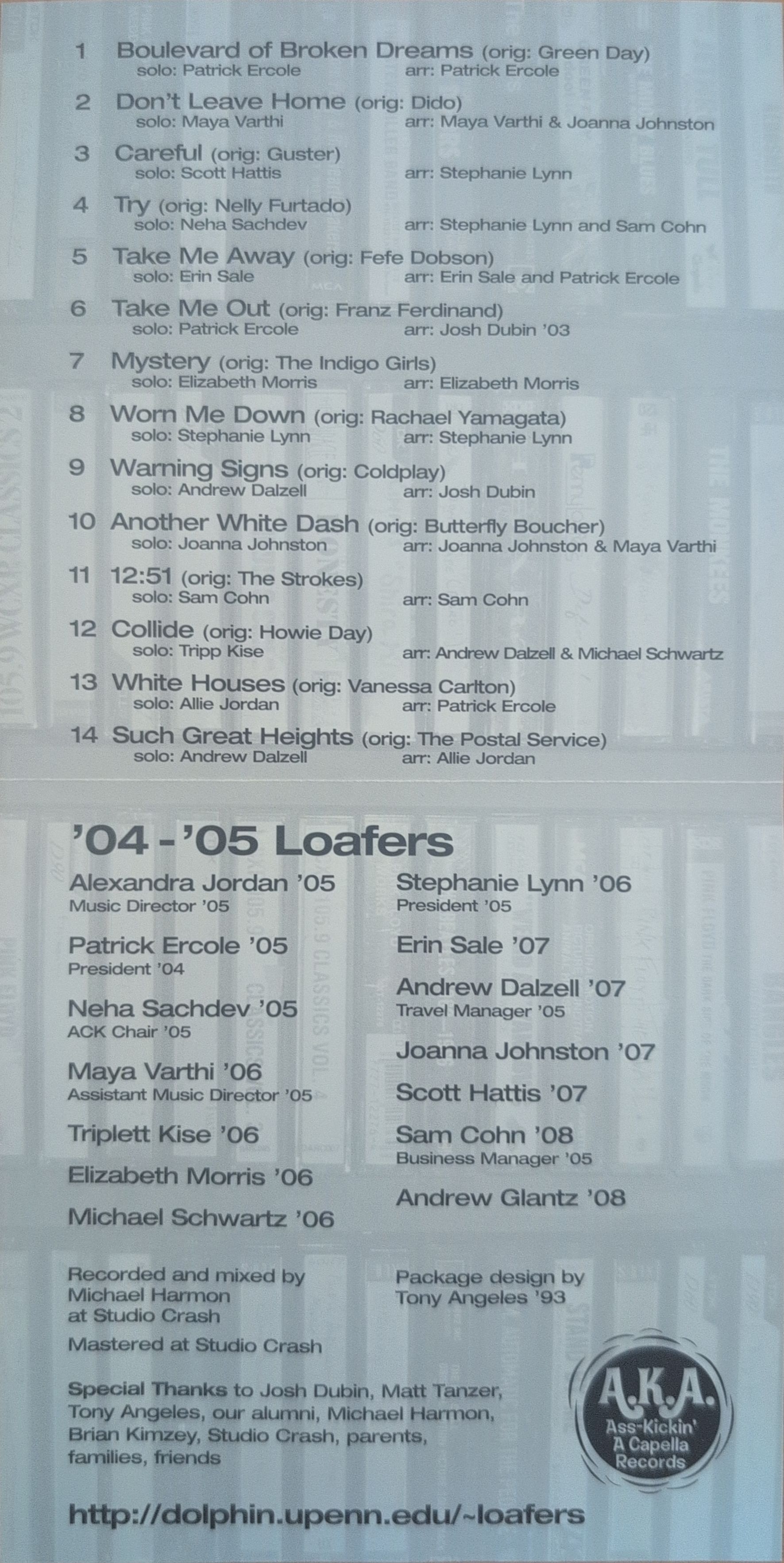 Side A - Insert Page 2 & 3